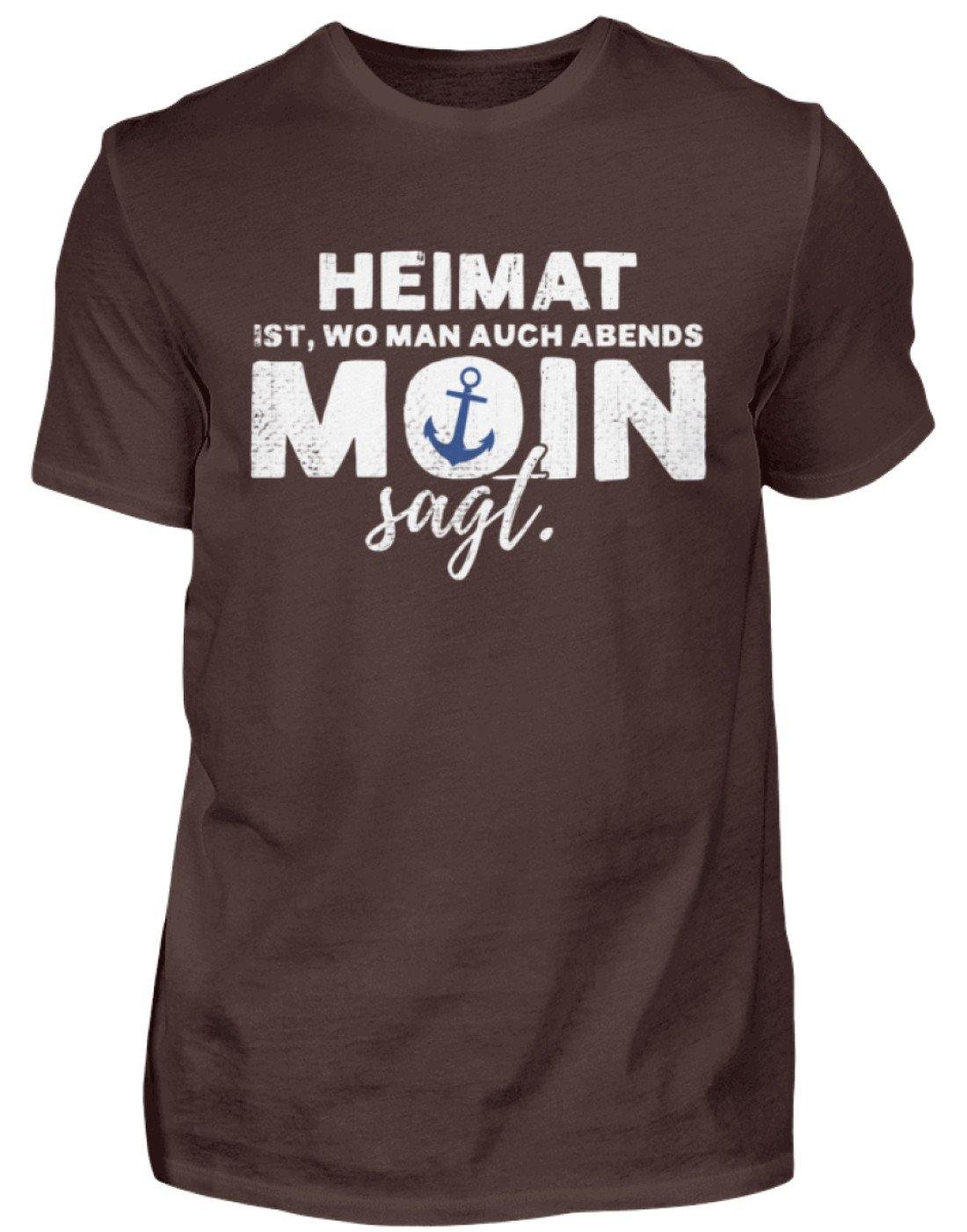 Abends Moin sagt 2 - Norddeutsch  - Herren Shirt