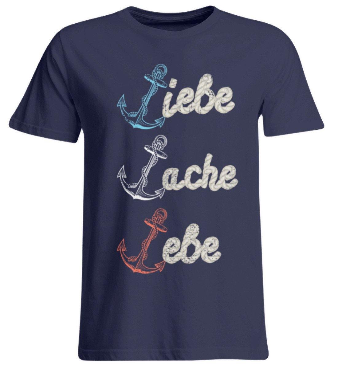 Liebe Lache Lebe - Norddeutsch   - Übergrößenshirt