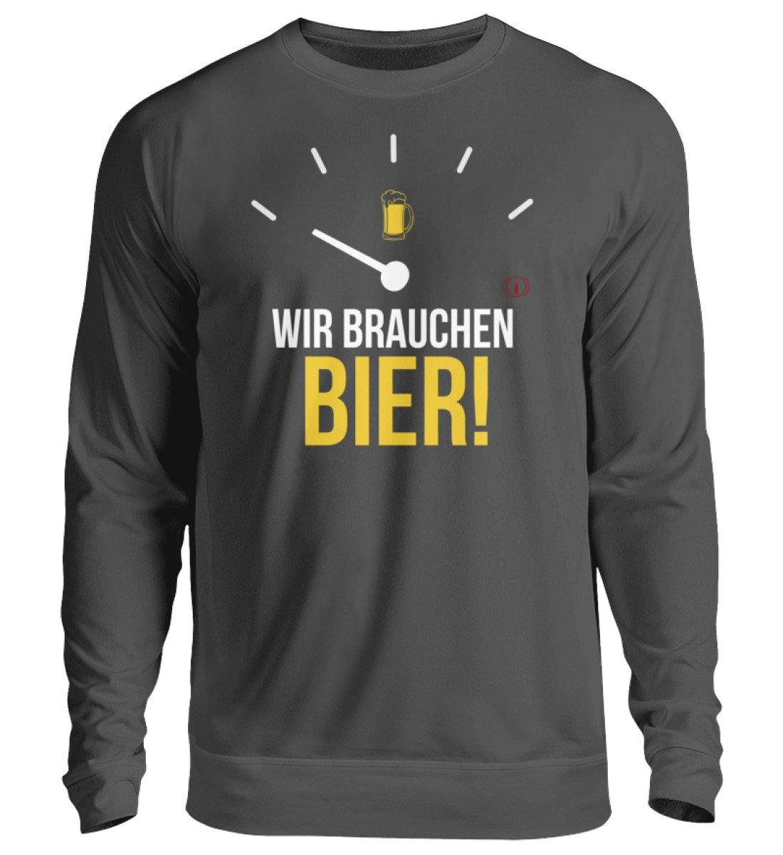 Wir brauchen Bier - Tacho  - Unisex Pullover