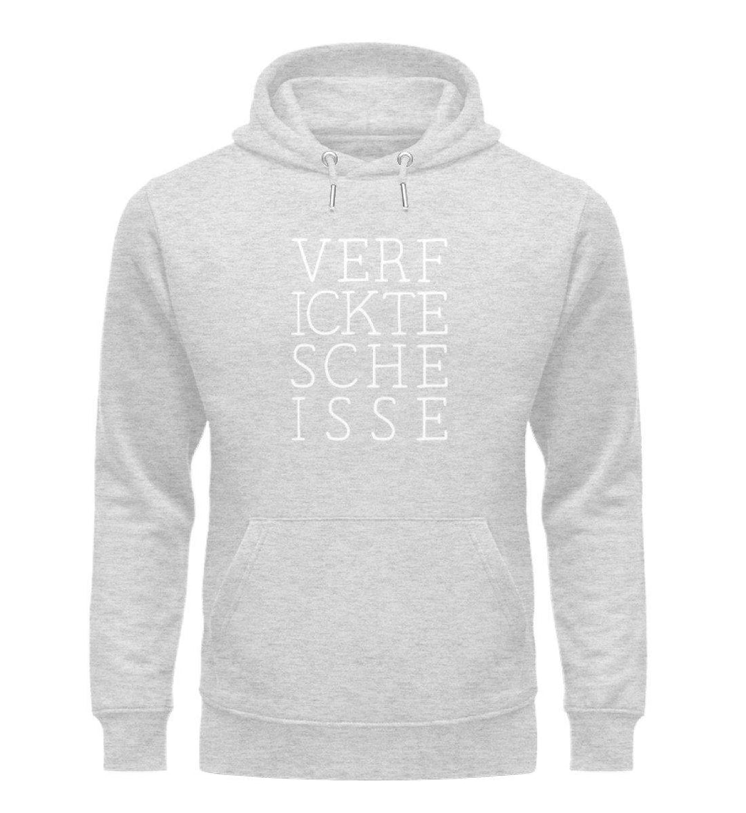verf ickte sche isse Words on Shirts PR  - Unisex Organic Hoodie - Words on Shirts Sag es mit dem Mittelfinger Shirts Hoodies Sweatshirt Taschen Gymsack Spruch Sprüche Statement