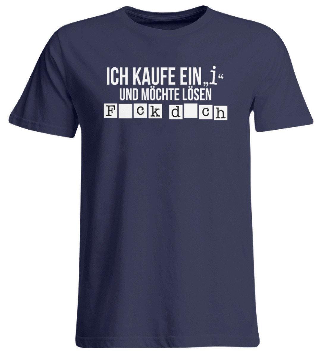 Ich kaufe ein i und möchte lösen.  - Übergrößenshirt