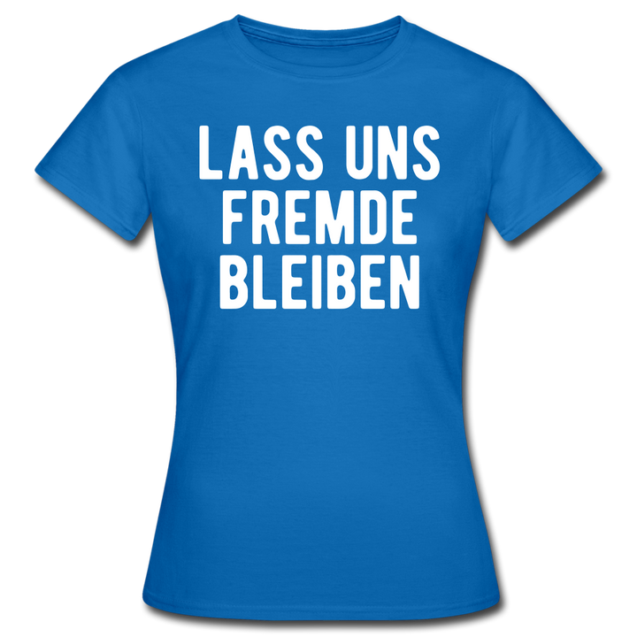 Frauen T-Shirt - Royalblau