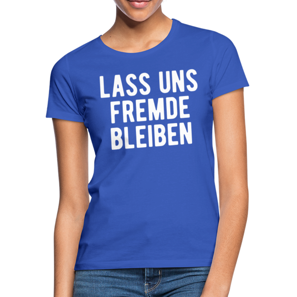 Frauen T-Shirt - Royalblau