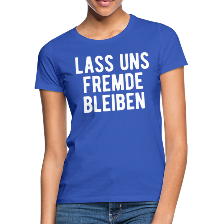 Frauen T-Shirt - Royalblau