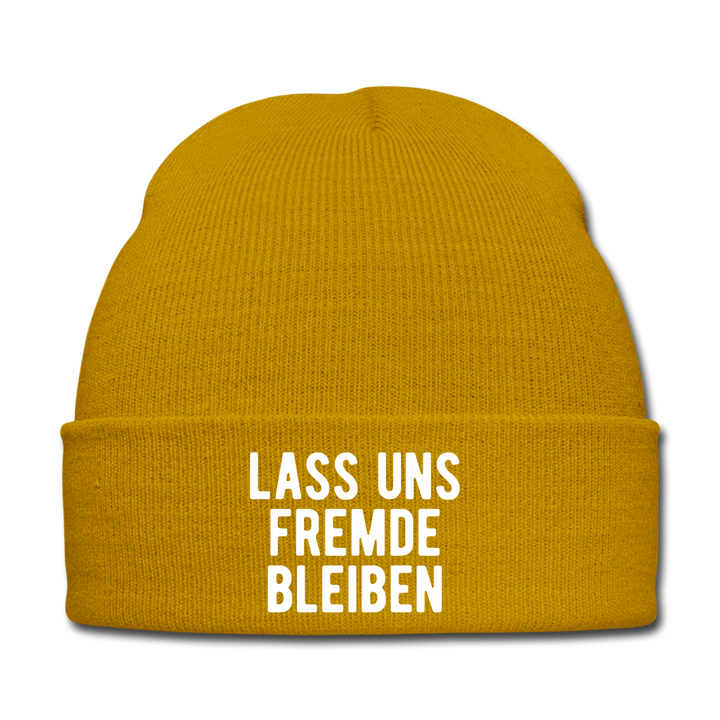 Wintermütze - Senfgelb