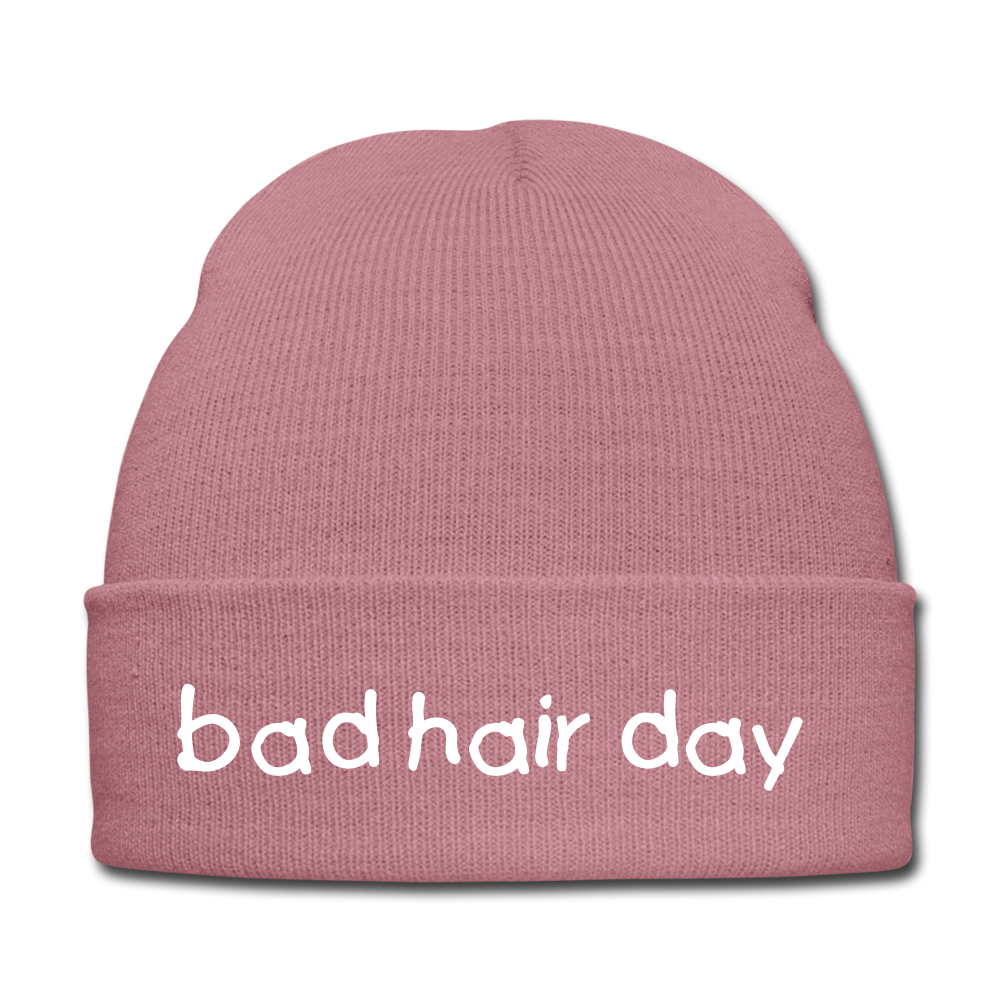 BAD HAIR DAY - BEANIE - MÜTZE - WINTERMÜTZE - Rosa