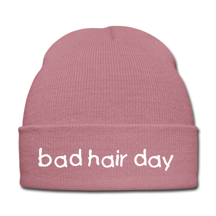 BAD HAIR DAY - BEANIE - MÜTZE - WINTERMÜTZE - Rosa