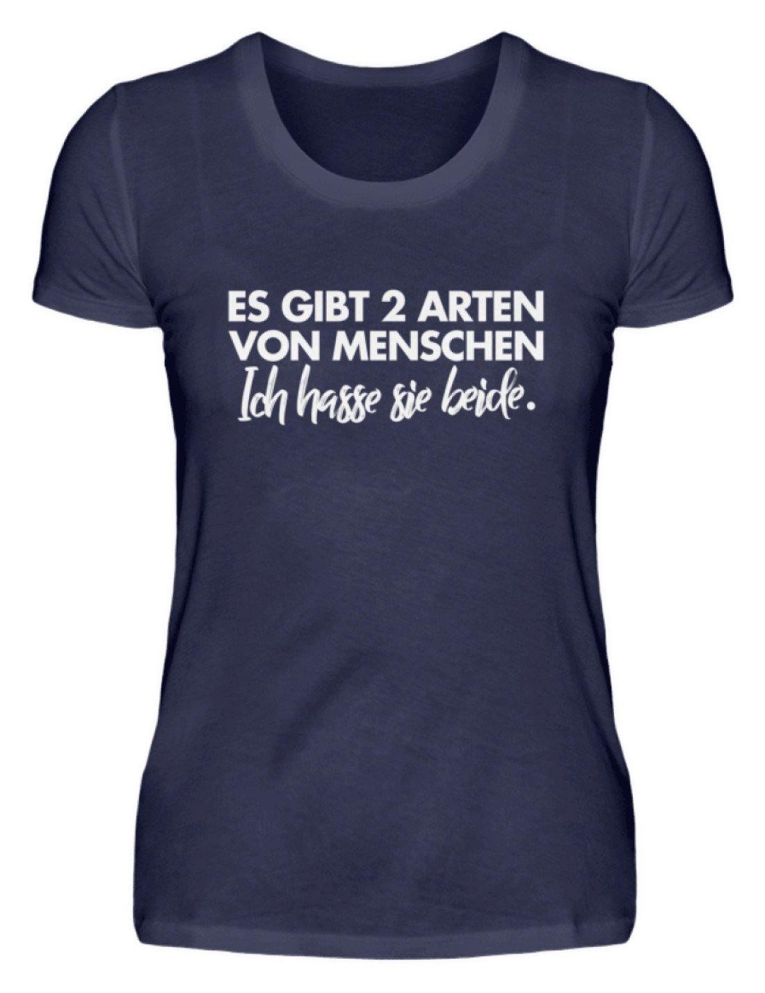 2 Arten von Menschen - Words on Shirts  - Damenshirt