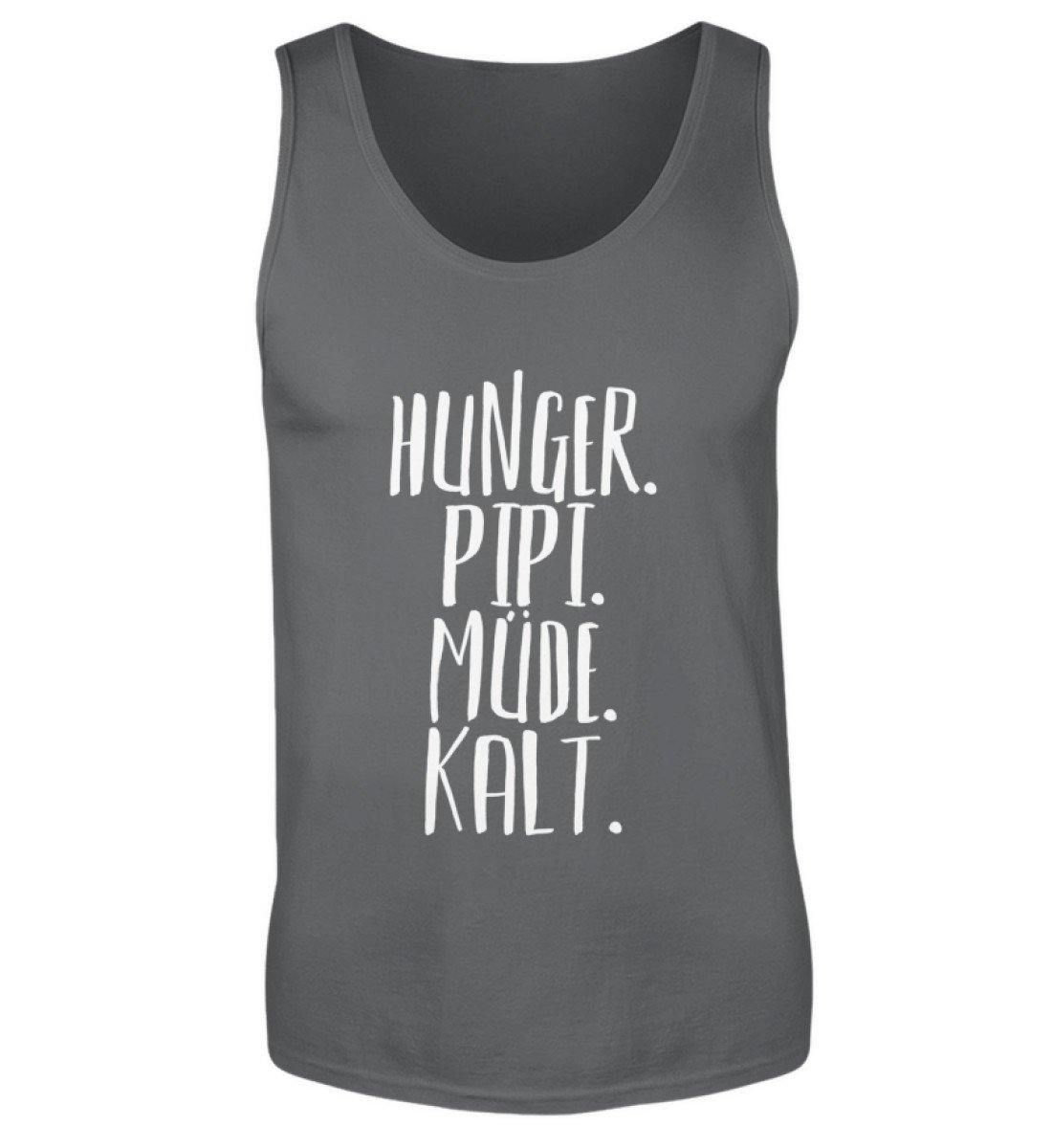 Hunger. Pipi. Müde. Kalt  - Herren Tanktop
