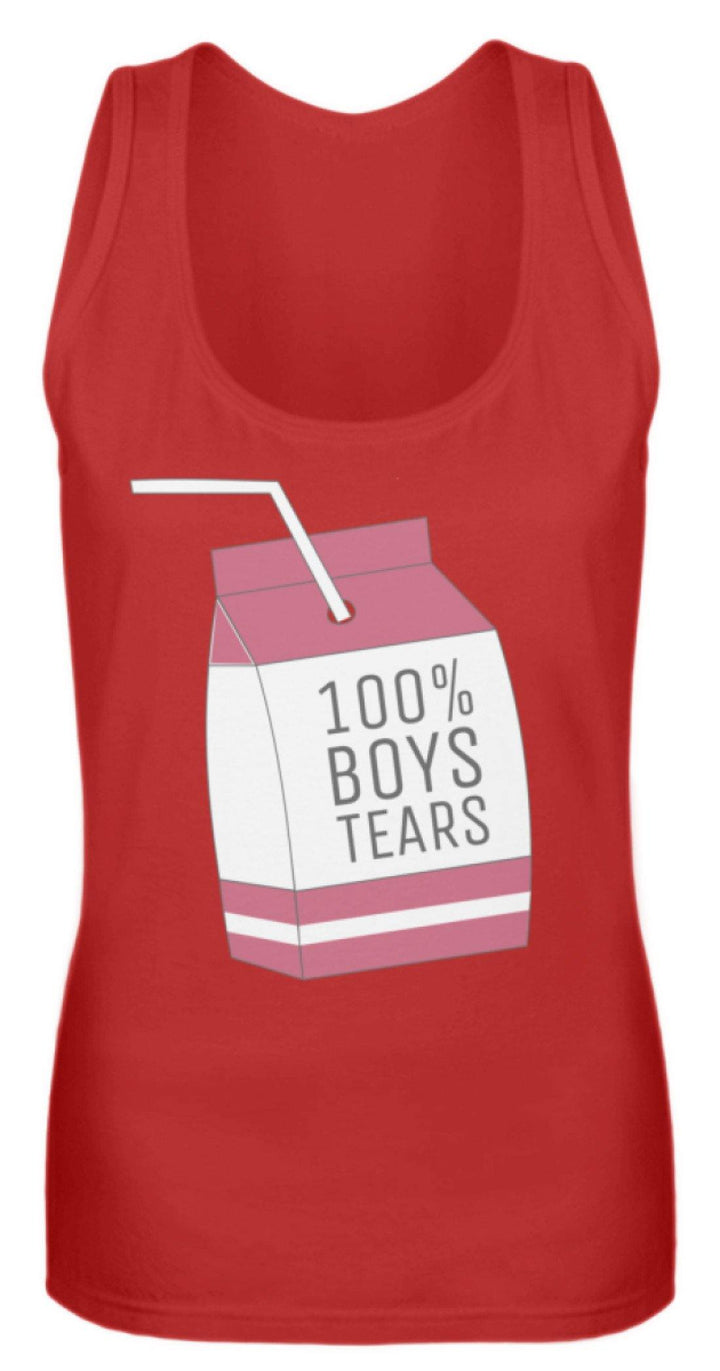100% Boys Tears  - Frauen Tanktop - Words on Shirts