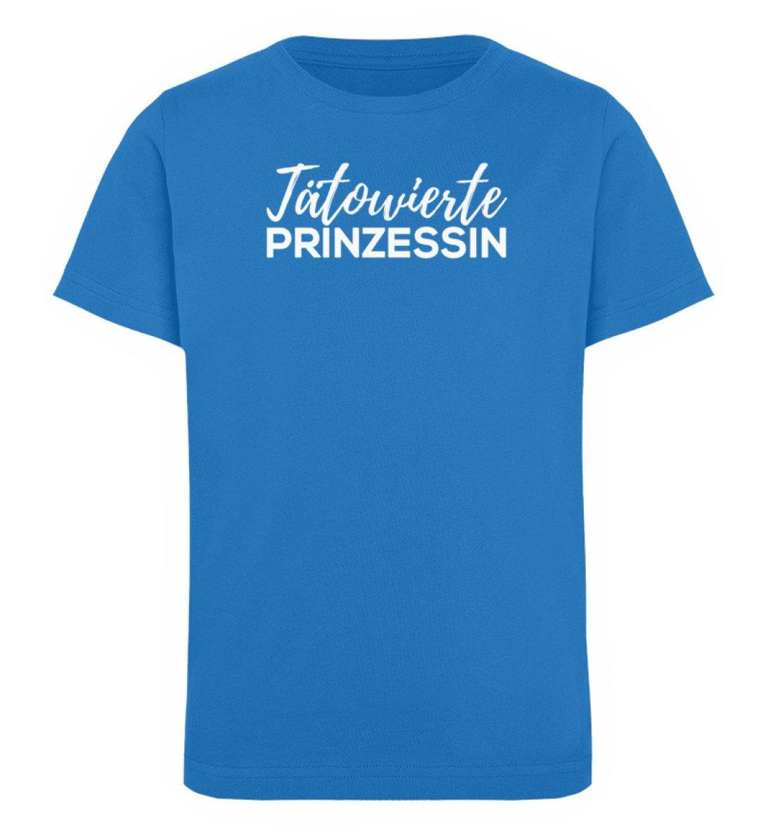 Tätowierte Prinzessin Words on Shirts PR  - Kinder Organic T-Shirt - Words on Shirts Sag es mit dem Mittelfinger Shirts Hoodies Sweatshirt Taschen Gymsack Spruch Sprüche Statement