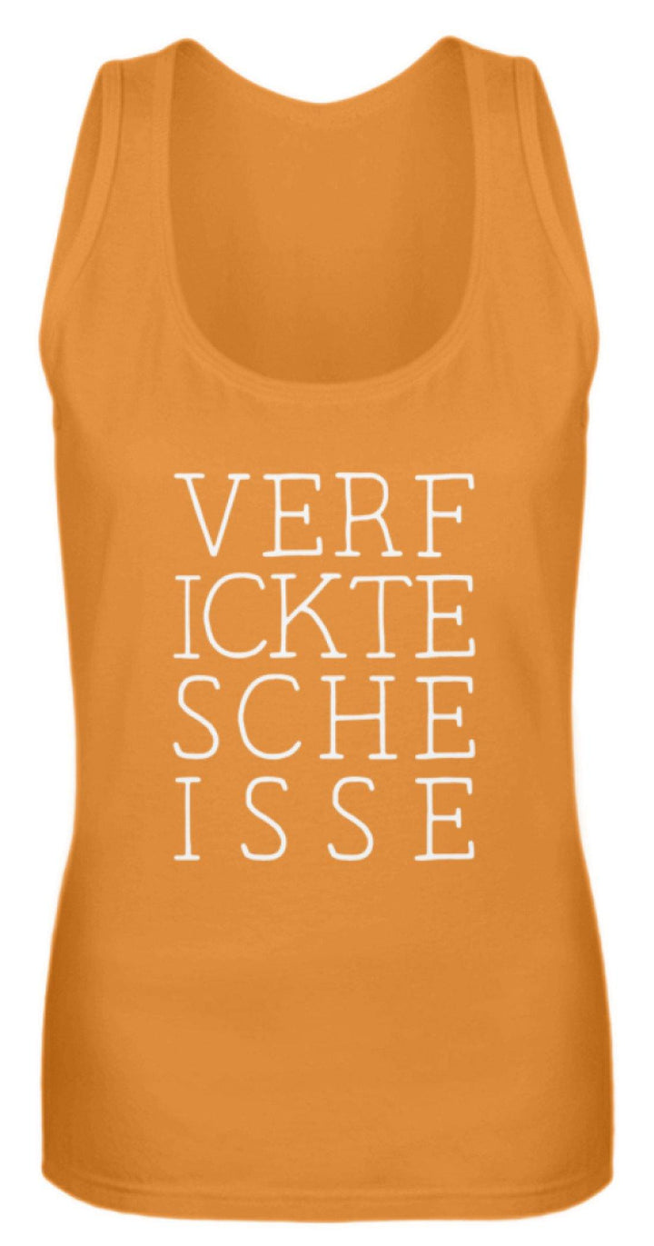 Verf ickte sche isse - Words on Shirts  - Frauen Tanktop - Words on Shirts Sag es mit dem Mittelfinger Shirts Hoodies Sweatshirt Taschen Gymsack Spruch Sprüche Statement