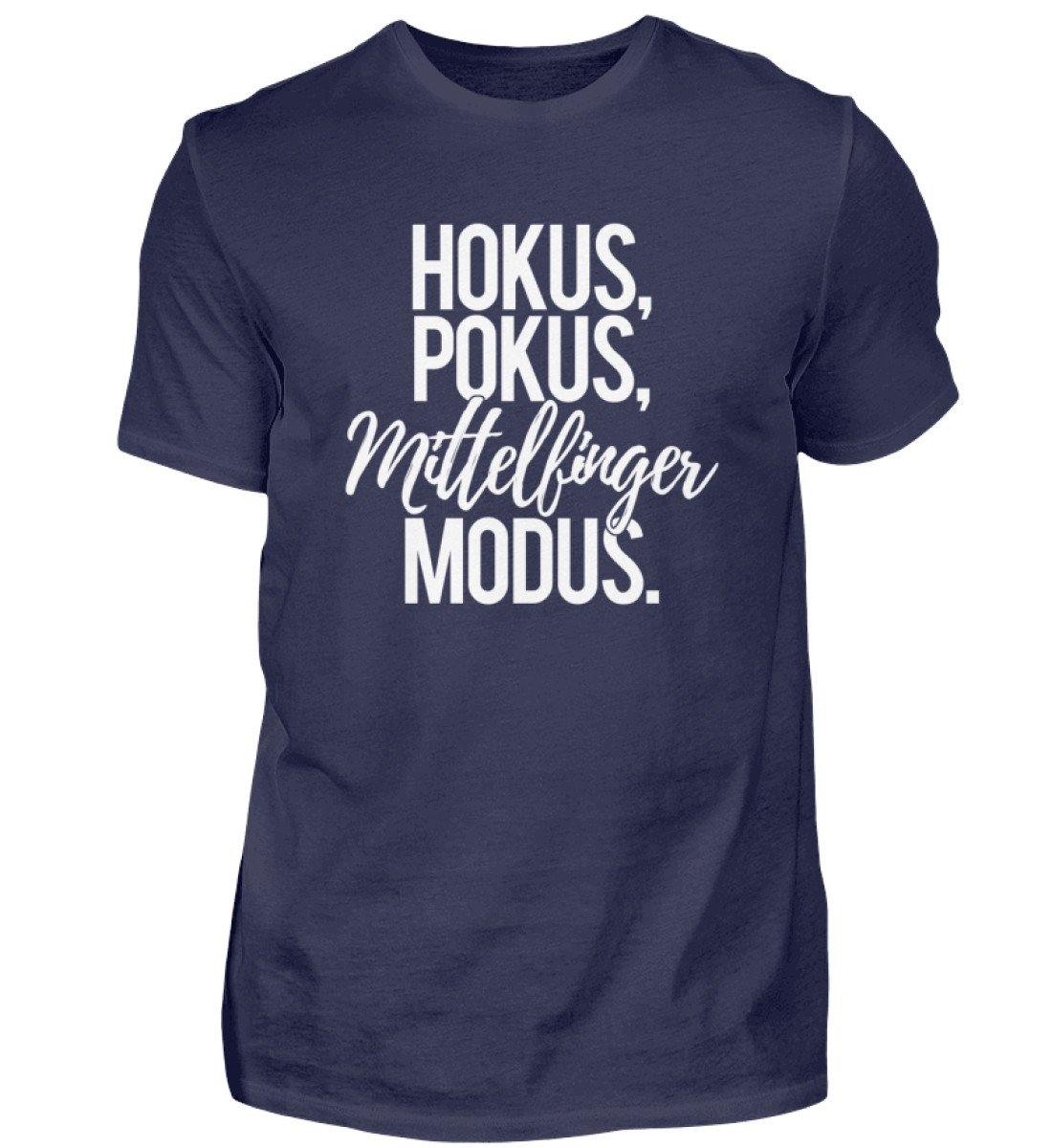 Hokus Pokus Mittelfinger Modus  - Herren Shirt