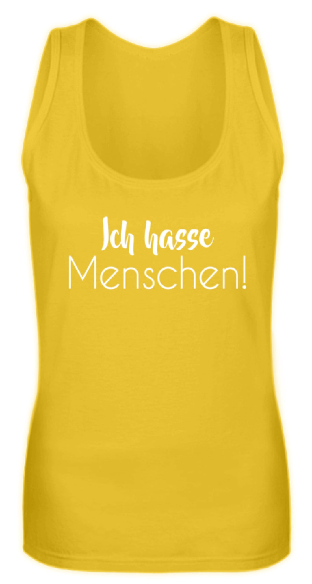 Ich hasse Menschen - Girls only  - Frauen Tanktop - Words on Shirts