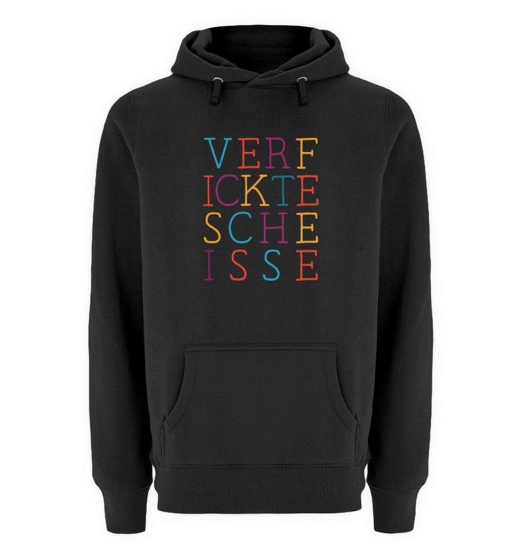verf ickte sche isse Words on Shirts PR  - Unisex Premium Kapuzenpullover - Words on Shirts Sag es mit dem Mittelfinger Shirts Hoodies Sweatshirt Taschen Gymsack Spruch Sprüche Statement