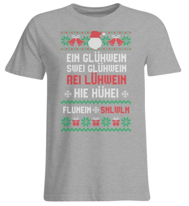 1 2 3 4 5 6 Glühwein - Words on Shirts  - Übergrößenshirt - Words on Shirts Sag es mit dem Mittelfinger Shirts Hoodies Sweatshirt Taschen Gymsack Spruch Sprüche Statement