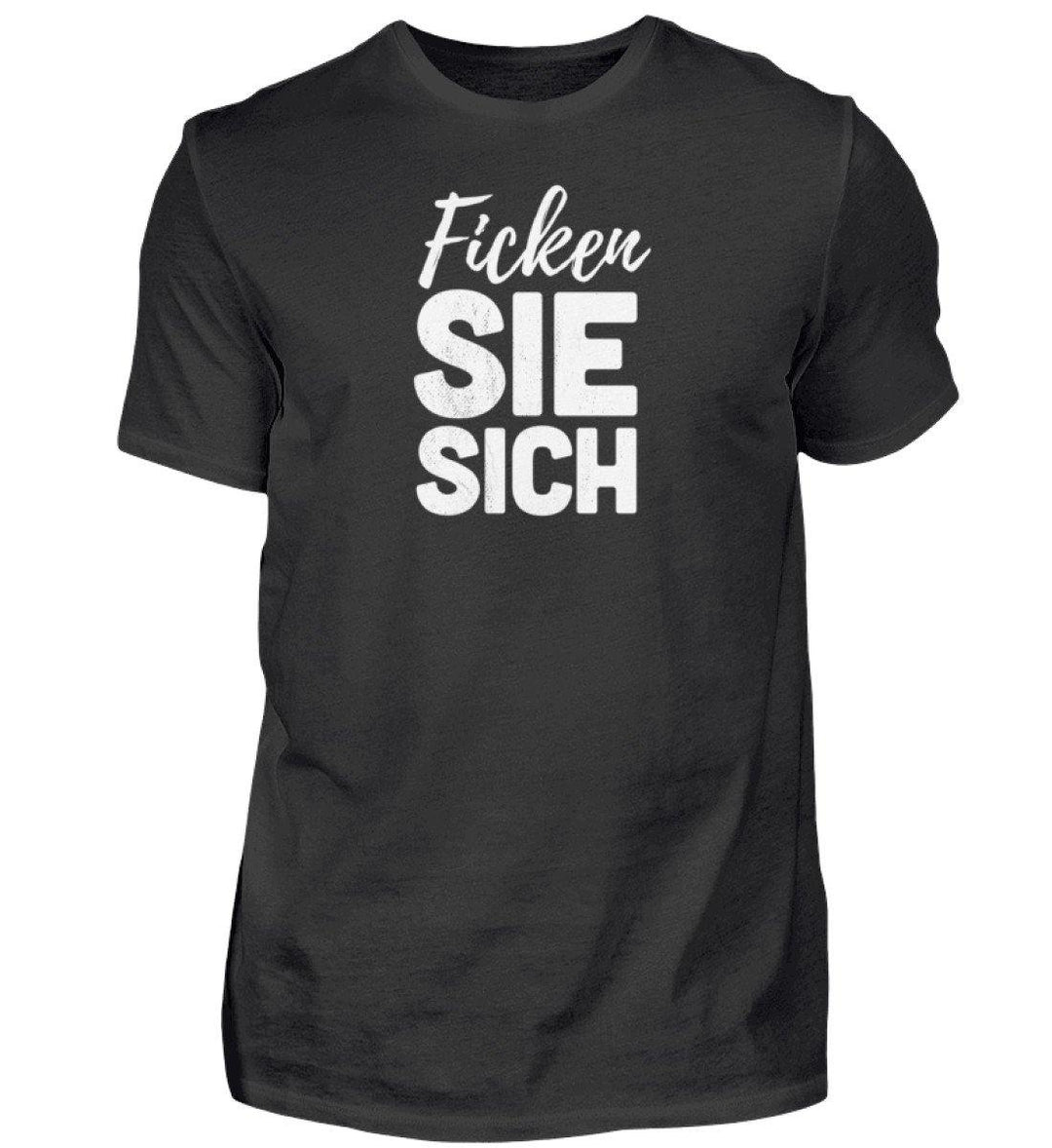 F!cken Sie sich - Words on Shirts - PR  - Herren Premiumshirt - Words on Shirts Sag es mit dem Mittelfinger Shirts Hoodies Sweatshirt Taschen Gymsack Spruch Sprüche Statement