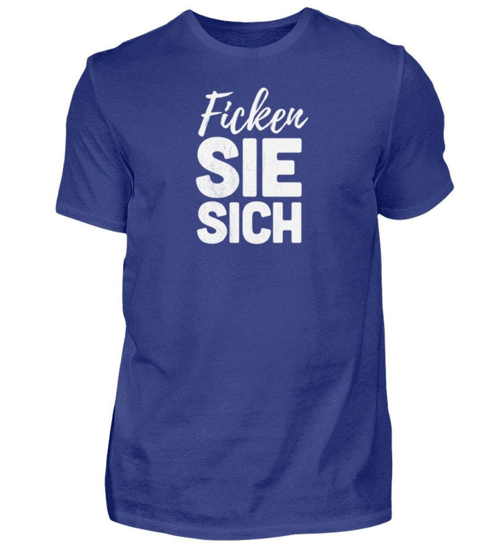 F!cken Sie sich - Words on Shirts - PR  - Herren Premiumshirt - Words on Shirts Sag es mit dem Mittelfinger Shirts Hoodies Sweatshirt Taschen Gymsack Spruch Sprüche Statement