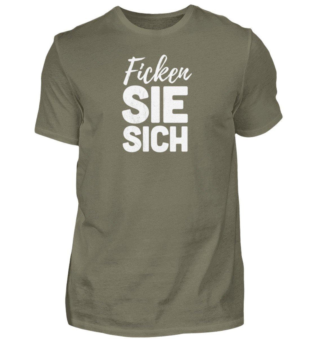 F!cken Sie sich - Words on Shirts - PR  - Herren Premiumshirt - Words on Shirts Sag es mit dem Mittelfinger Shirts Hoodies Sweatshirt Taschen Gymsack Spruch Sprüche Statement