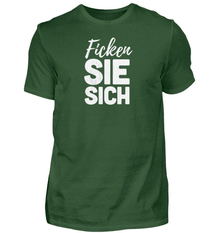 F!cken Sie sich - Words on Shirts - PR  - Herren Premiumshirt - Words on Shirts Sag es mit dem Mittelfinger Shirts Hoodies Sweatshirt Taschen Gymsack Spruch Sprüche Statement