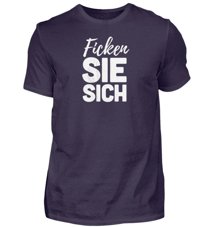 F!cken Sie sich - Words on Shirts - PR  - Herren Premiumshirt - Words on Shirts Sag es mit dem Mittelfinger Shirts Hoodies Sweatshirt Taschen Gymsack Spruch Sprüche Statement