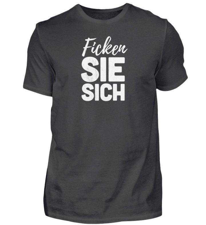 F!cken Sie sich - Words on Shirts - PR  - Herren Premiumshirt - Words on Shirts Sag es mit dem Mittelfinger Shirts Hoodies Sweatshirt Taschen Gymsack Spruch Sprüche Statement