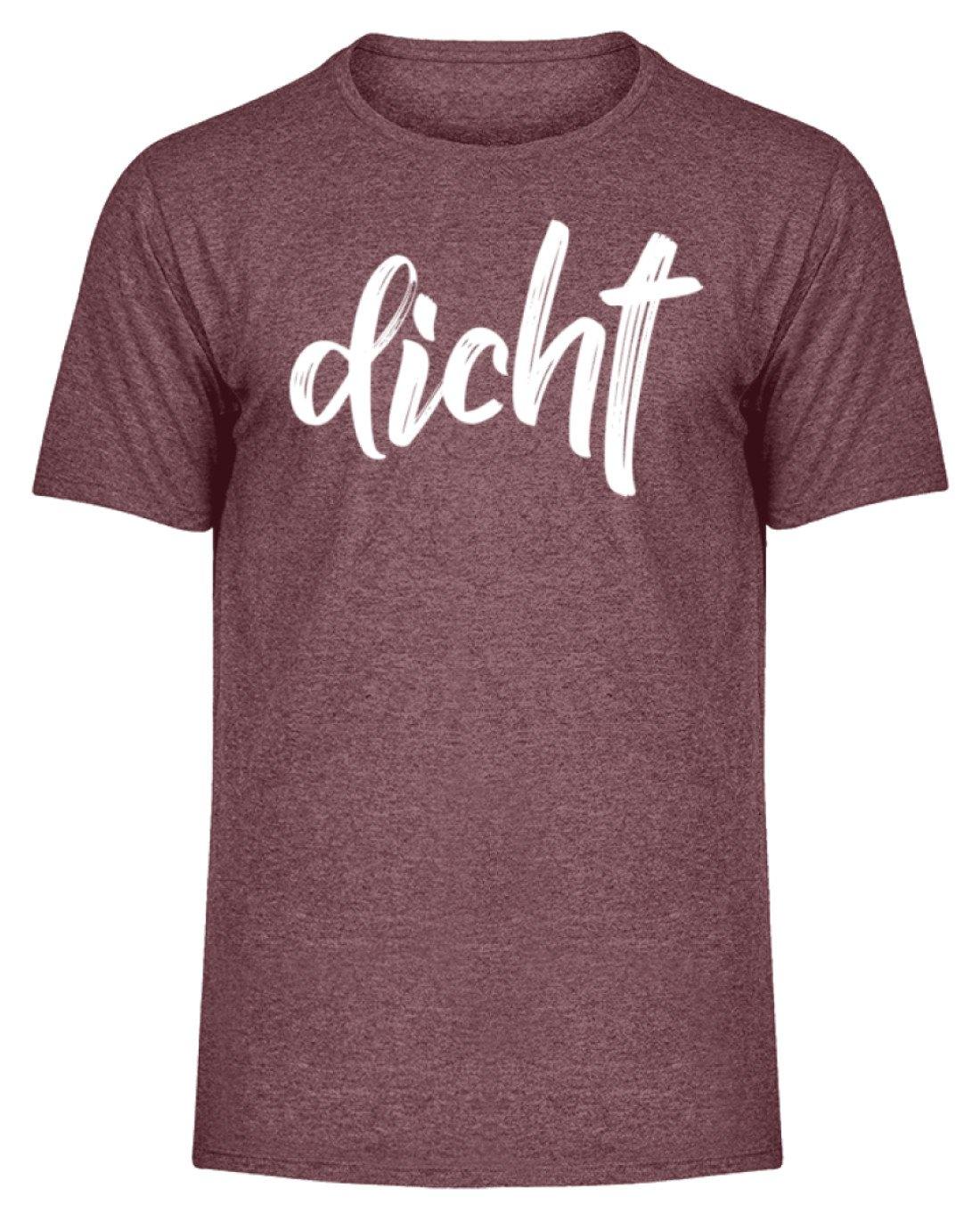 dicht Shirt  - Herren Melange Shirt