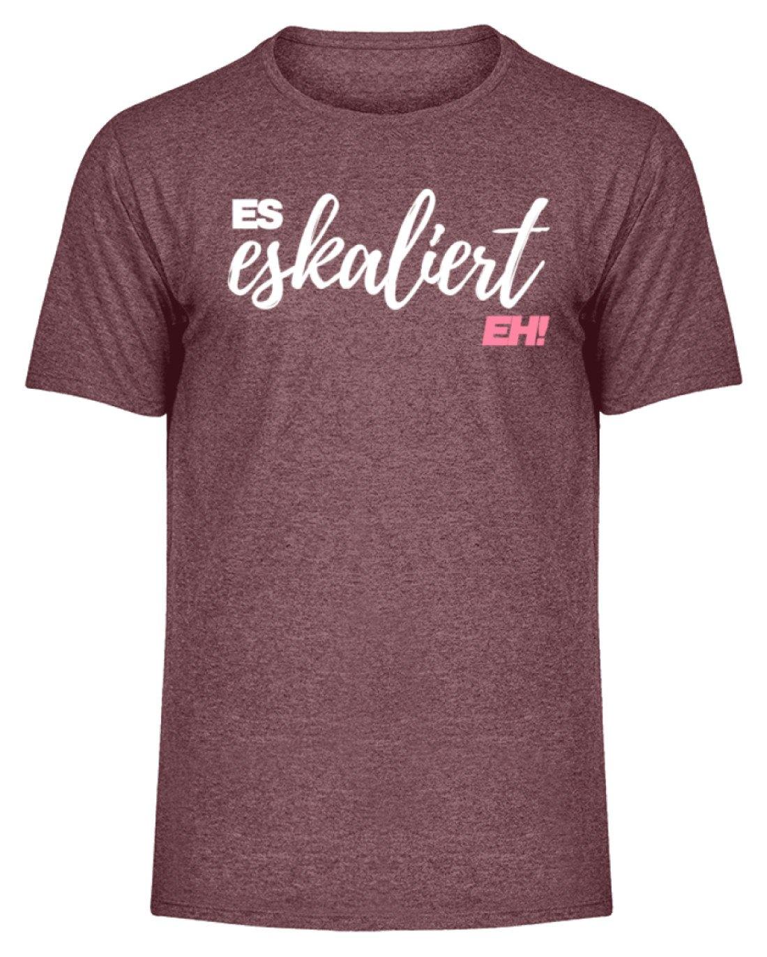 Es Eskaliert Eh - Words on Shirts (2)  - Herren Melange Shirt