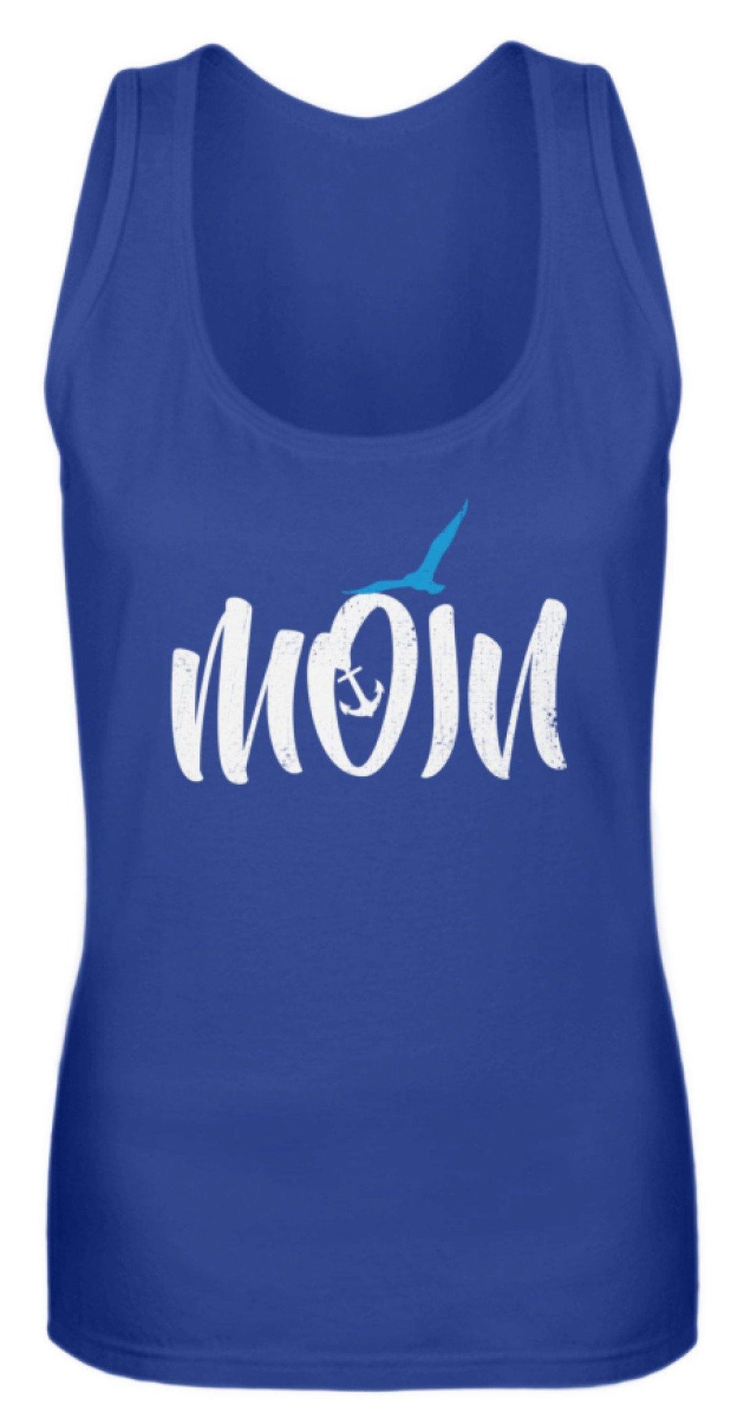 Moin Anker Möwe - Norddeutsch   - Frauen Tanktop - Words on Shirts Sag es mit dem Mittelfinger Shirts Hoodies Sweatshirt Taschen Gymsack Spruch Sprüche Statement