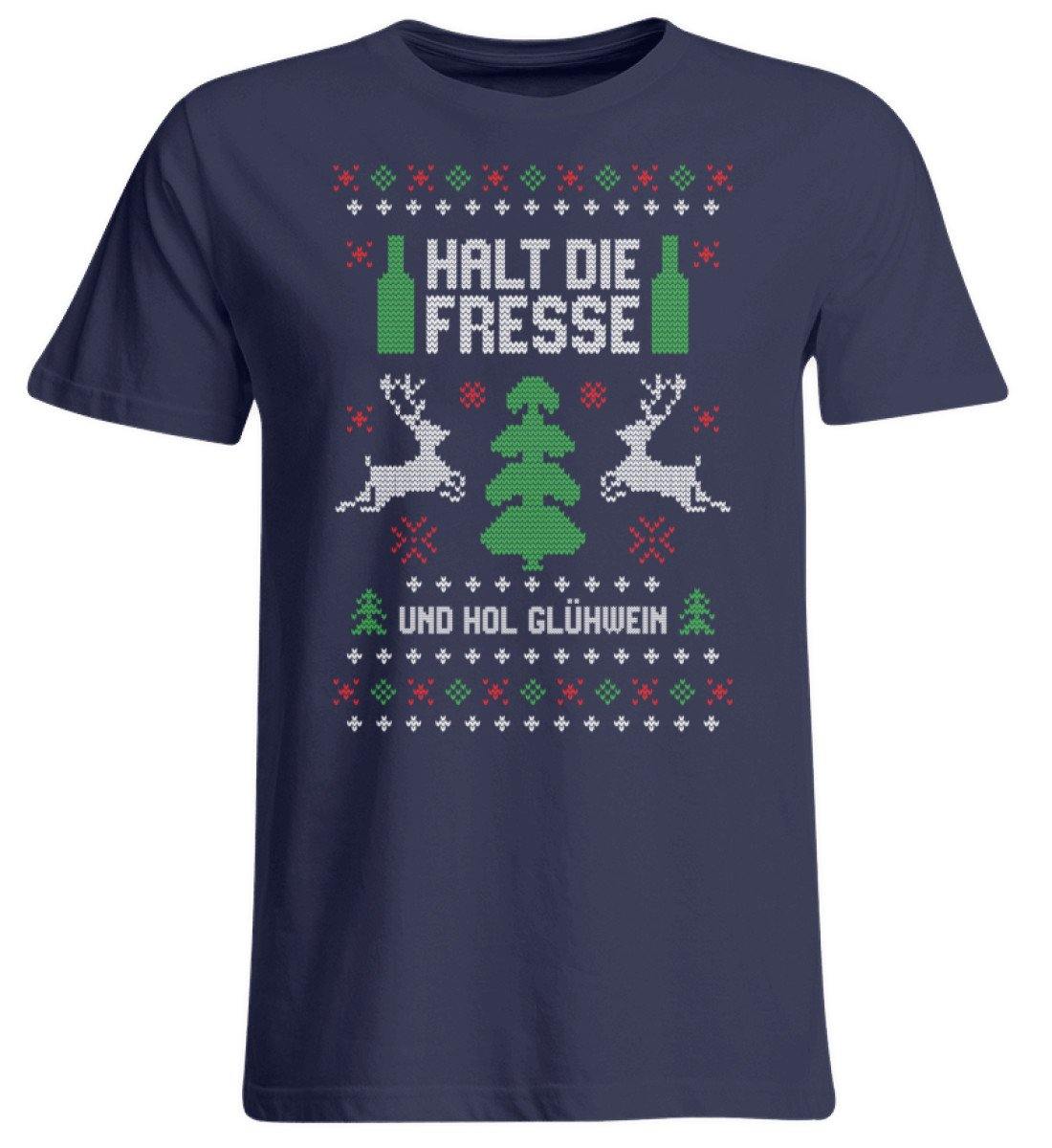 Halt die Fresse - und hol Glühwein  - Übergrößenshirt